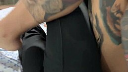 ninfetinha safada with chest piercing shows off until taking the guy's cock part 2