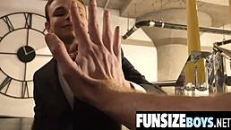 Cute boy Austin Young takes monster cock in ass 😍