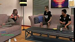 A wife and stepmother play an erotic game together.