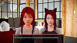 i feel so turned on by my new family's big tits and asses in this teen milf game.