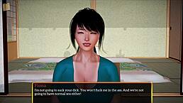 i feel so turned on by my new family's big tits and asses in this teen milf game.