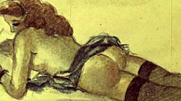 Vintage Erotic Drawings Bring Retro Cartoon Heat to Life