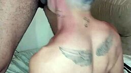 i sucked the monster cock of the naughty guy in bareback anal session