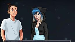 Exploring summertime saga episode 237 in cartoon style