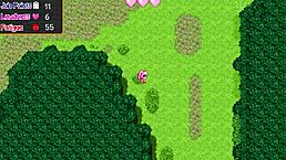 noelle does her best in game anime scene