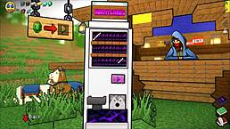 Hornycraft Parody: Warden Craves Steve’s Big Cock in Yoga Pants