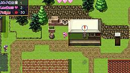 noelle does her best in game anime scene