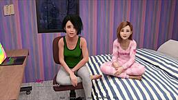 my new memories with a brunette in the game.