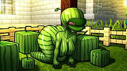 Hornycraft Parody: Warden Craves Steve’s Big Cock in Yoga Pants