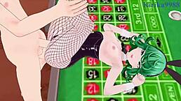 tatsumaki and fubuki bunny girls in wild hentai sex