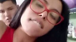 Slamming My Babysitter Hard During Her Live Broadcast Without Holding Back