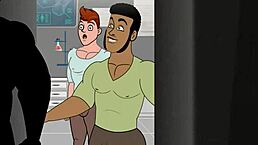 Cartoon story of a gay adventure unfolds with quirky charm.