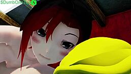 yo, wanna see ruby and glinda in wild hentai action?