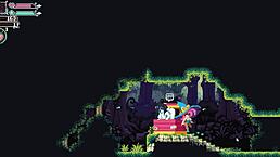 Big monster girl uses huge sextoy in Flip Witch episode 2