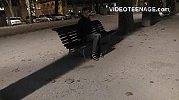 Skinny teen arrives for porn casting interview. She uses toys skillfully.