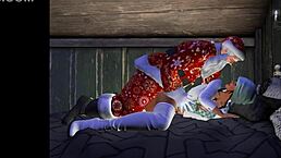 This Christmas, Santa prefers the back door for hentai fun