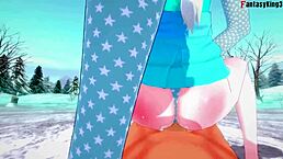 Elsa getting banged night before Xmas, full POV fantasy, oops sory!