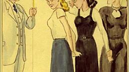 vintage erotic drawings come to life in a steamy retro comic tale of seduction