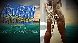 Coco Da Goddess Performs Deepthroat On Big Cock In Tight Vagina Scene.