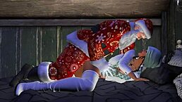 This Christmas, Santa prefers the back door for hentai fun