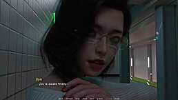 Horny Train Ride with Shaved Pussy!