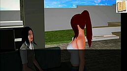 hey, wanna see my new family 39 with big tits and redhead cartoon action? what's your fave scene in this homemade anime game?