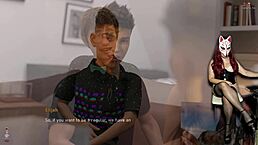 in steps of debauchery 46, she role plays wearing stockings in the brothel.