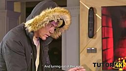 Tutor4k brings a wild fuck from the future with a pierced brunette teacher! Can you believe this mature private session turned so hot and intense?