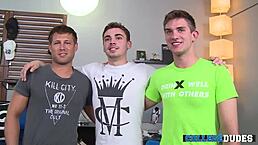 troy asher and bobby heat up a wild gay orgy with monster cock action