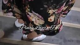 Petite teen fucks in mall exit