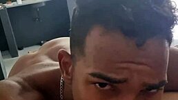 Skinny Guy Takes Thick Black Shaft in Tight Hole - Wild Action!