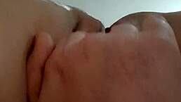 Mature woman explores her body in intimate homemade setting