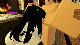 这贱货吸屌停不下来！