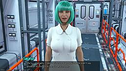 Hot indian milf stranded in space four