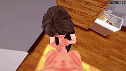 Aunt Cass POV fantasy in 3D cartoon action