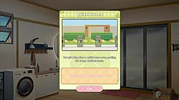 Yo, Summer Clover harem game ep 6 has big blonde stepsister riding hard!