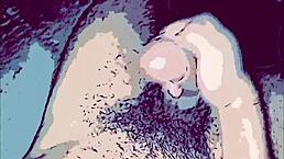 This gay cartoon animation fucks the passive slut's mouth with a big thick cock. 😈🍆