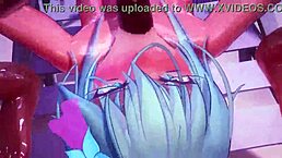 Konosuba hentai with steamy bikini sex