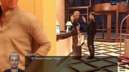 Horny office hentai babe cums hard in 3D gameplay!