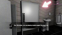 X Roulette 1 Features Curvy Hentai Star In Wild Back Position Bukkake Scene