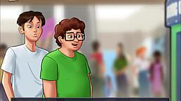 summertime saga episode 155 unfolds in the anime world