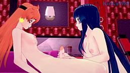 sylphiel, lina inverse in wild futanari sex! slayers hentai rocks!