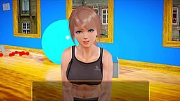 In this cartoon family, the brunette with big tits explores erotic adventures.