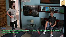 A wife and stepmother engage in intense erotic encounters in episode 48