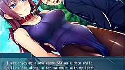 Student Council President's Secret BDSM Fetish Exposed in Anime Game
