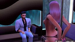 I can't resist the stripper's allure in these hot animations