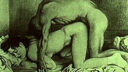 vintage erotic drawings showcase retro cartoon passion in detailed hentai style