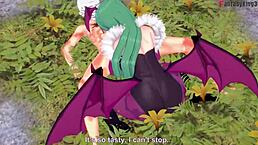 Morrigan Hates First Then Fucks Me Full In Halloween Special On Sheer Fantasyking3