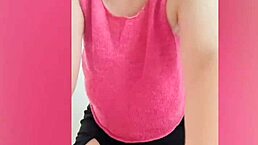 Sexy Student Films Herself in Black Skirt on Camera!