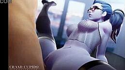 hey, wanna see widowmaker getting anal fucked in this hentai compilation? mature sexy assfucking and masturbation scenes galore